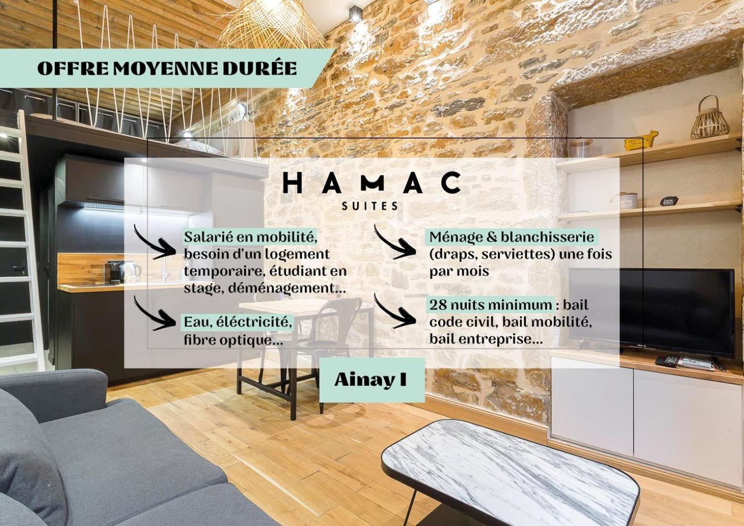 Hamac Suites - Studio Ainay 1 - Hyper Centre Lyon - 2 Personnes Eksteriør billede